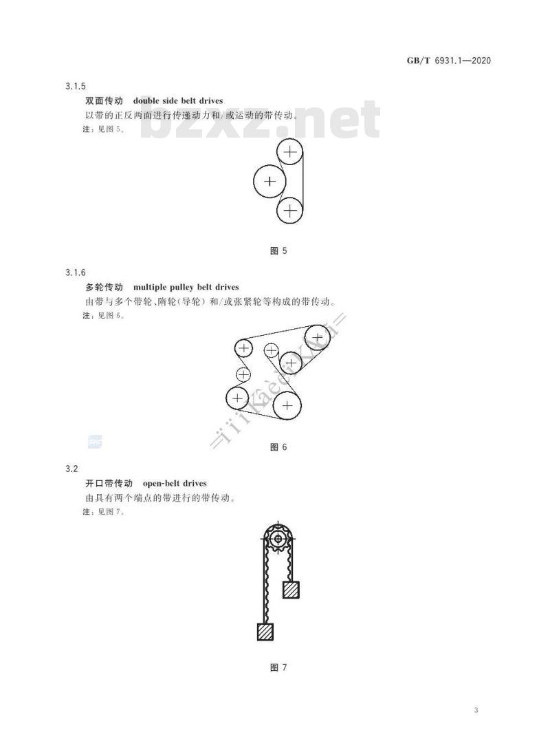 GB/T 6931.1-2020 带传动 术语 第1部分:基本术语