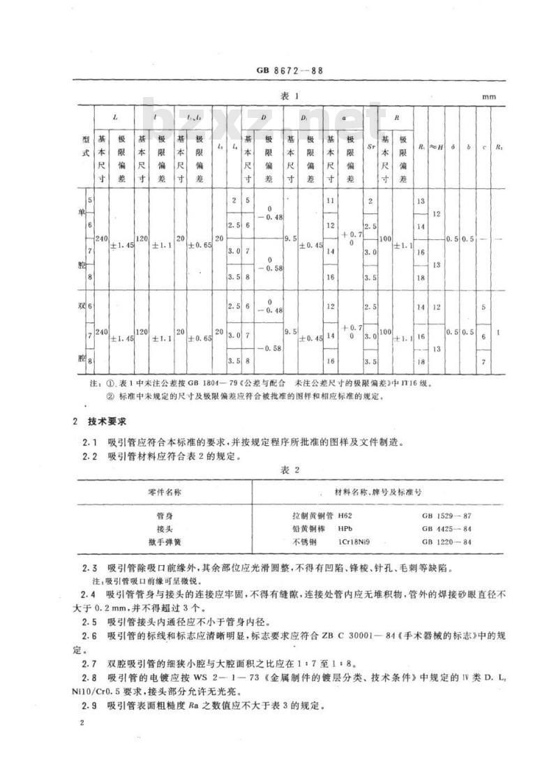 YY 91025-1999 流产吸引管
