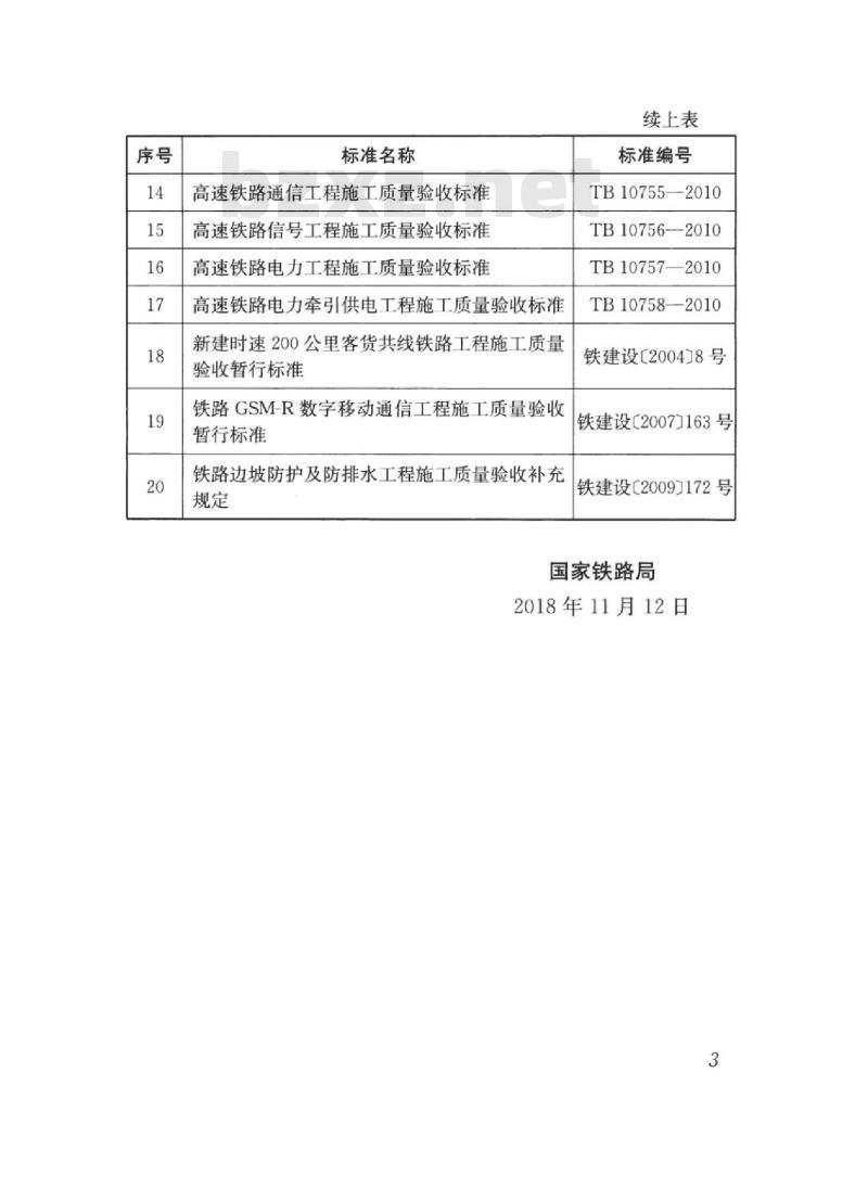 TB 10417-2018 铁路隧道工程施工质量验收标准