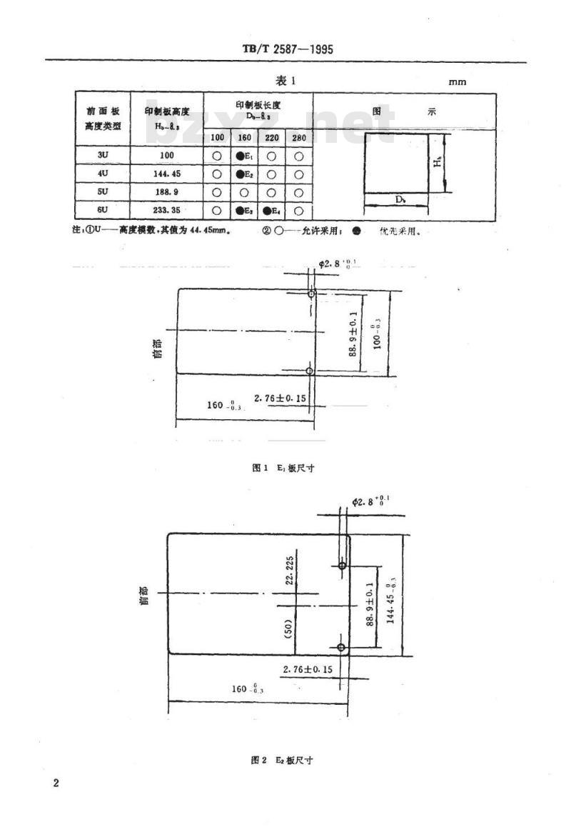 TB/T 2587-1995 铁道机车动车电子设备机械结构、电气参量及检测系统标准化一般原则