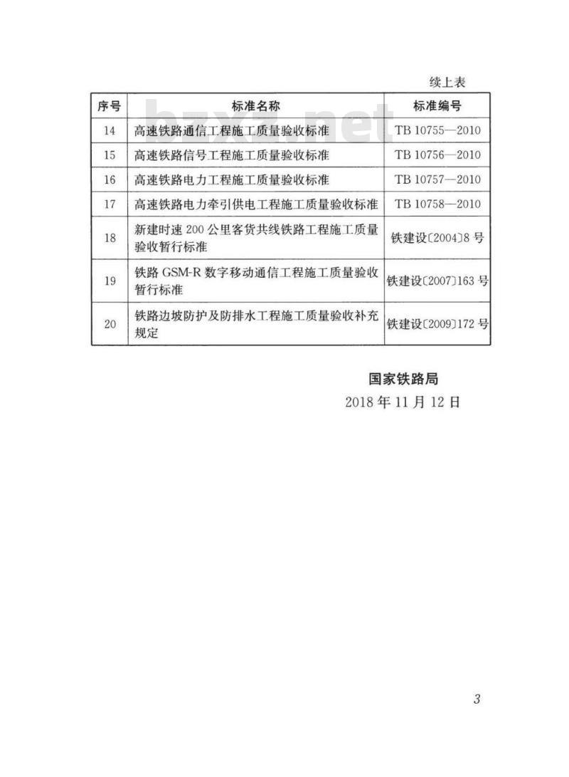 TB 10424-2018 铁路混凝土工程施工质量验收标准