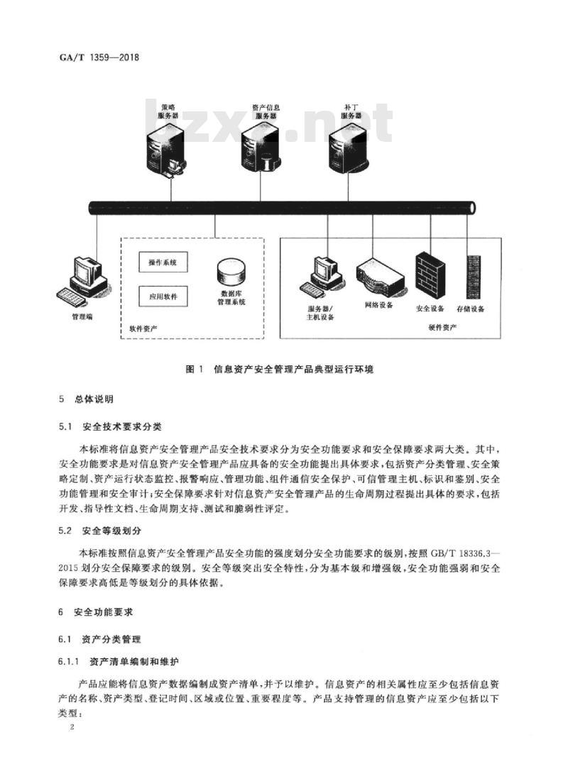 GA/T 1359-2018 信息安全技术信息资产安全管理产品安全技术要求