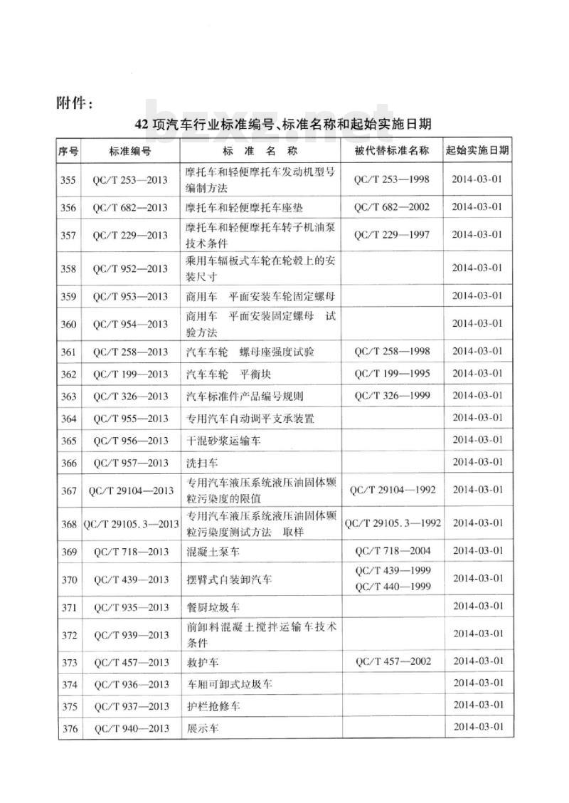 QC/T 961-2013 液压制动系统塑料储液罐性能要求及台架试验方法