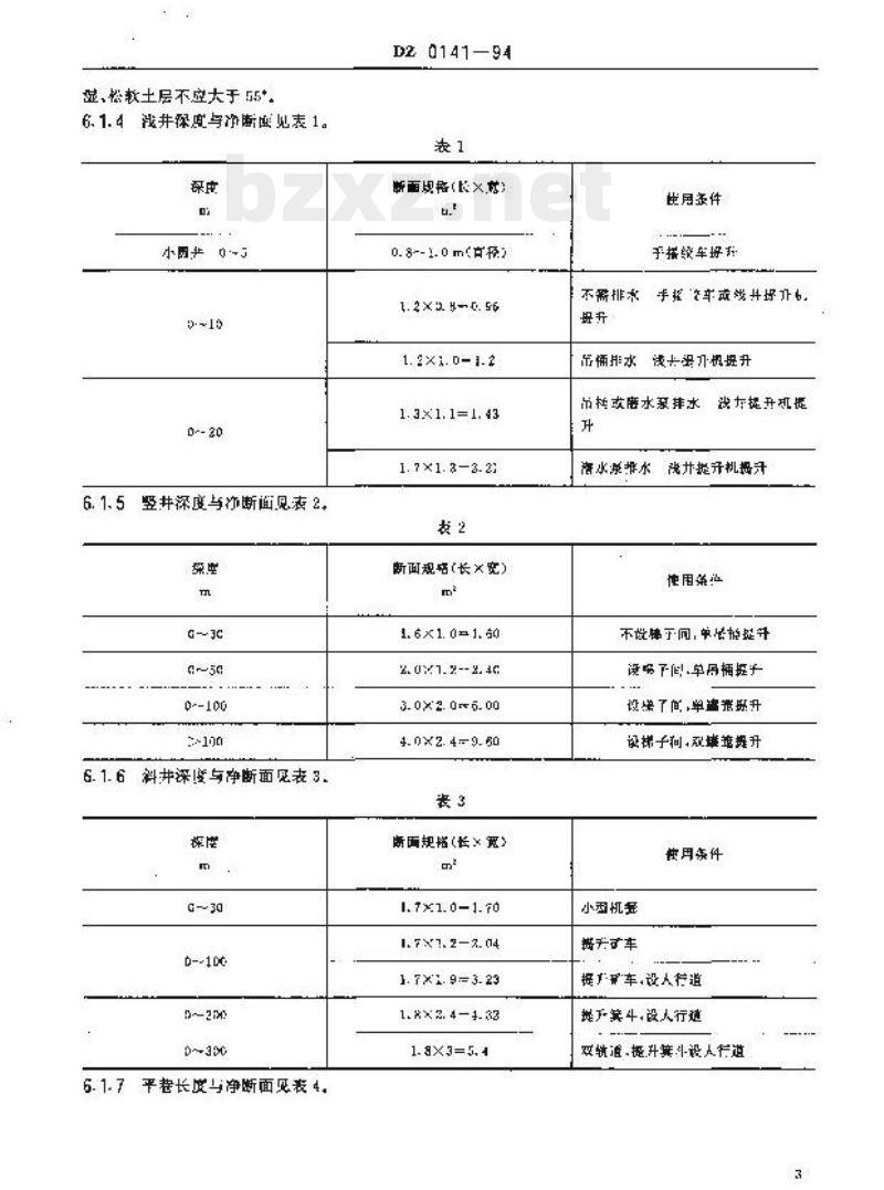 DZ 0141-1994 地质勘查坑探规程