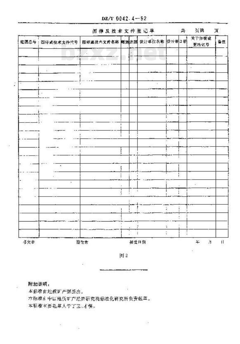 DZ/T 0042.4-1992 地质仪器产品图样及技术文件保管办法