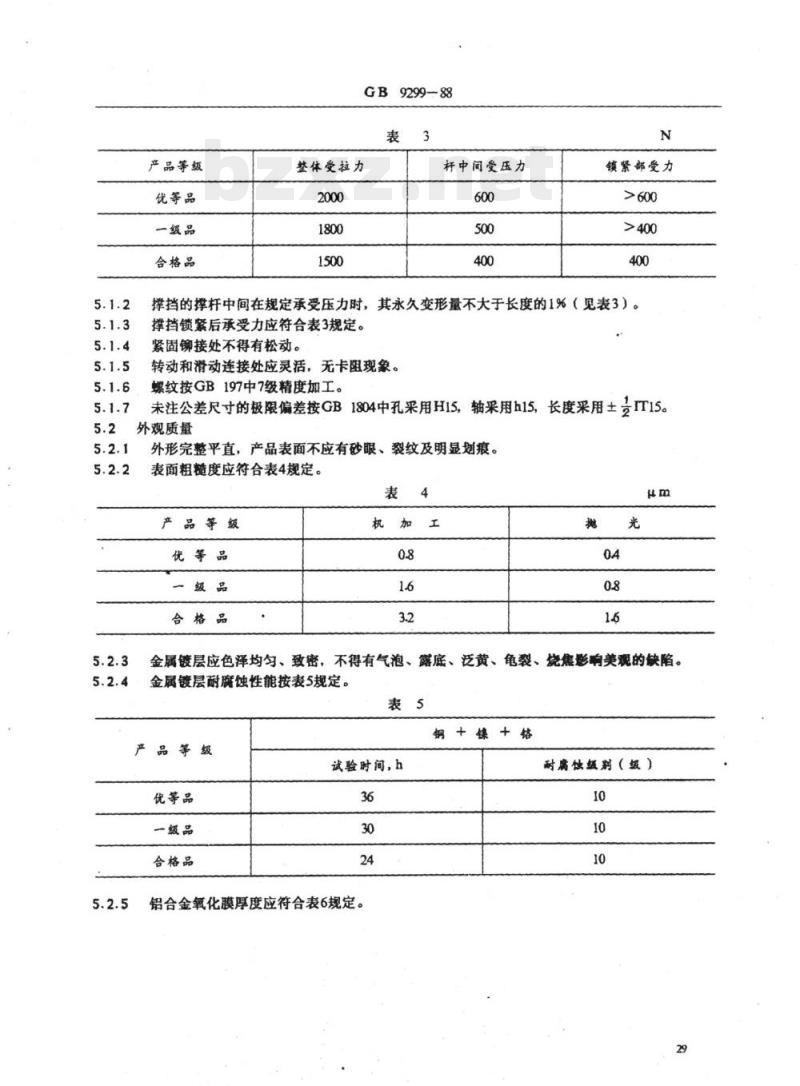 QB/T 3887-1999 铝合金窗撑挡