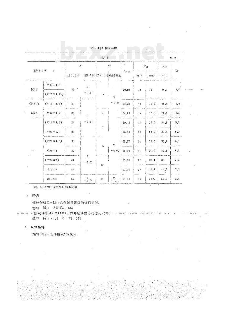 QC/T 362-1999 角较薄螺母
