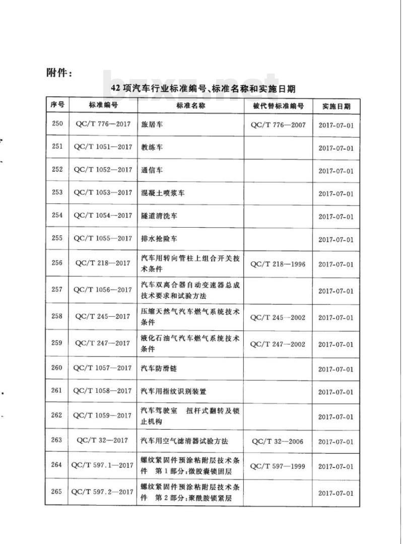 QC/T 772-2017 汽车用柴油滤清器试验方法