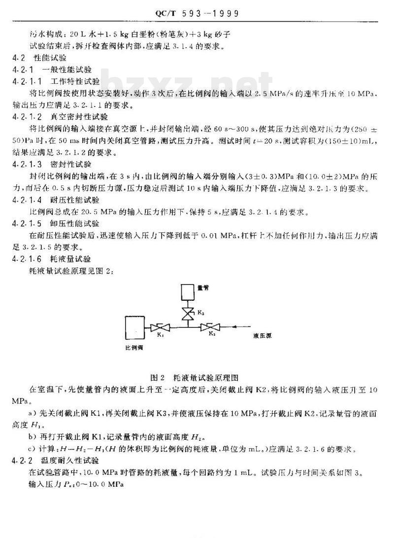 QC/T 593-1999 液压感载比例阀技术条件