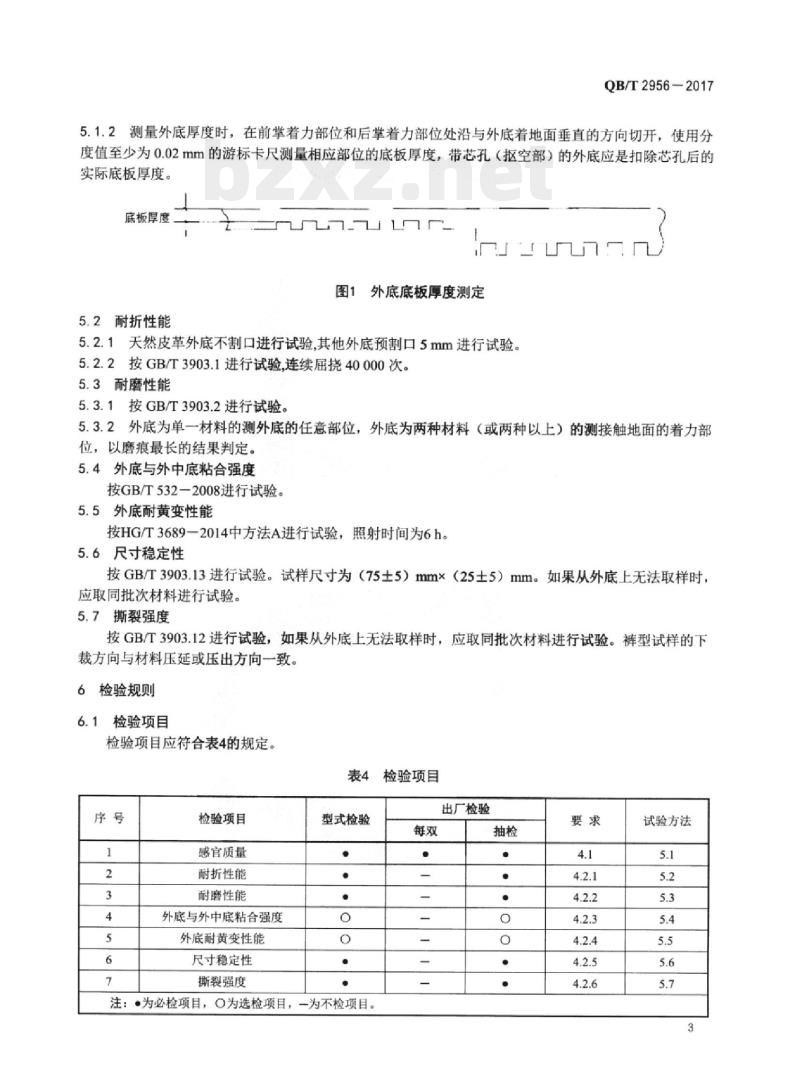 QB/T 2956—2017 鞋类外底