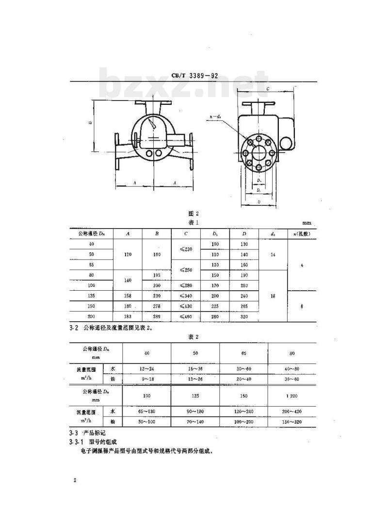 CB/T 3389-92 电子温度自动调节器