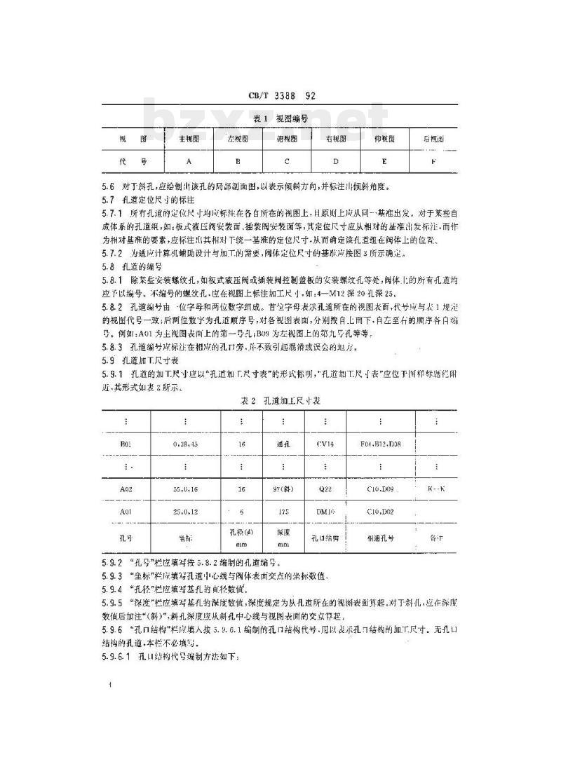 CB/T 3388-92 船用二通插装阀阀体设计规则