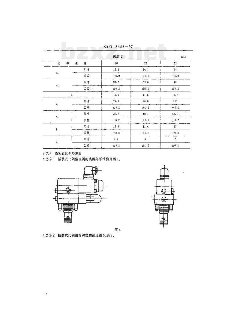 CB/T 3446-92 船用比例溢流阀