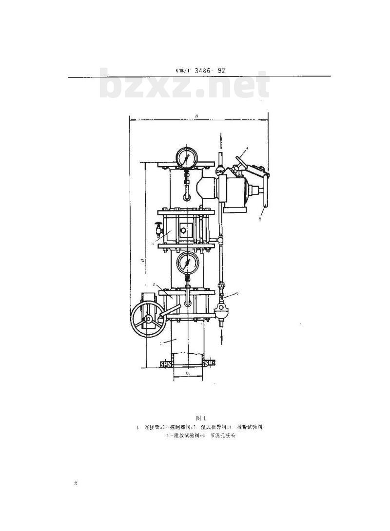 CB/T 3486-92 船用自动喷水灭火装置