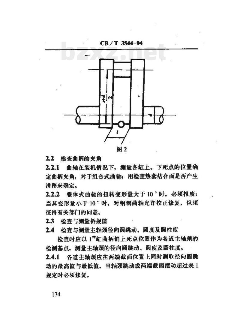 CB/T 3544-94 船用柴油机曲轴攸理技术要求