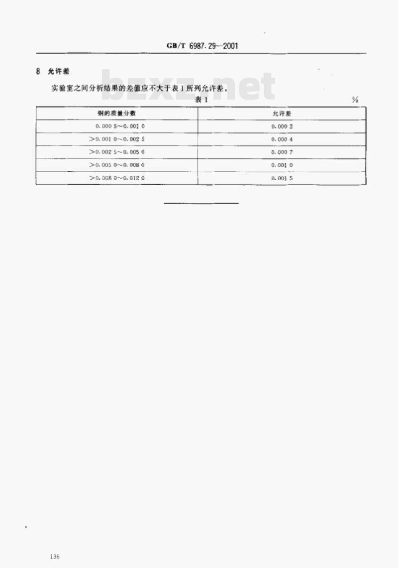 GB/T 6987.29—2001 铝及铝合金化学分析方法新亚铜灵分光光度法测定铜量