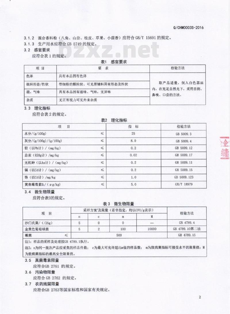 QCHM 0003 S-2016 成都黑马驹餐饮管理有限公司 蒸肉粉