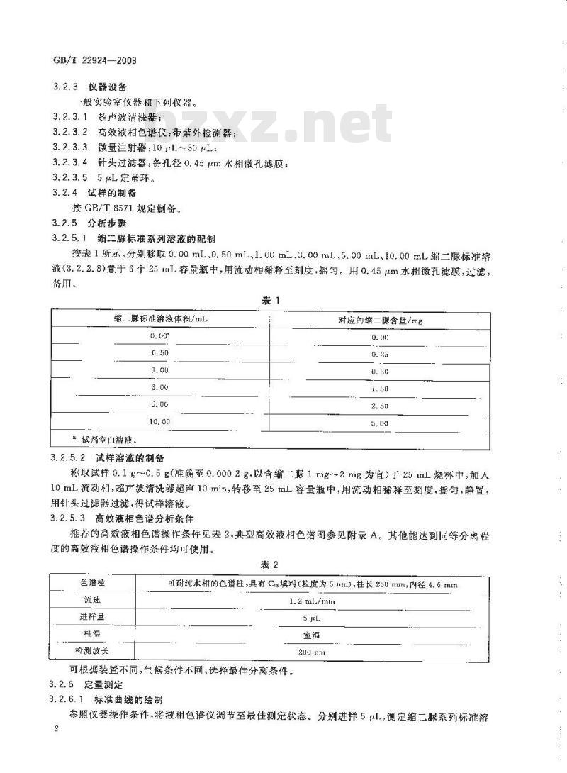 GB/T 22924-2008 复混肥料(复合肥料)中缩二脲含量的测定