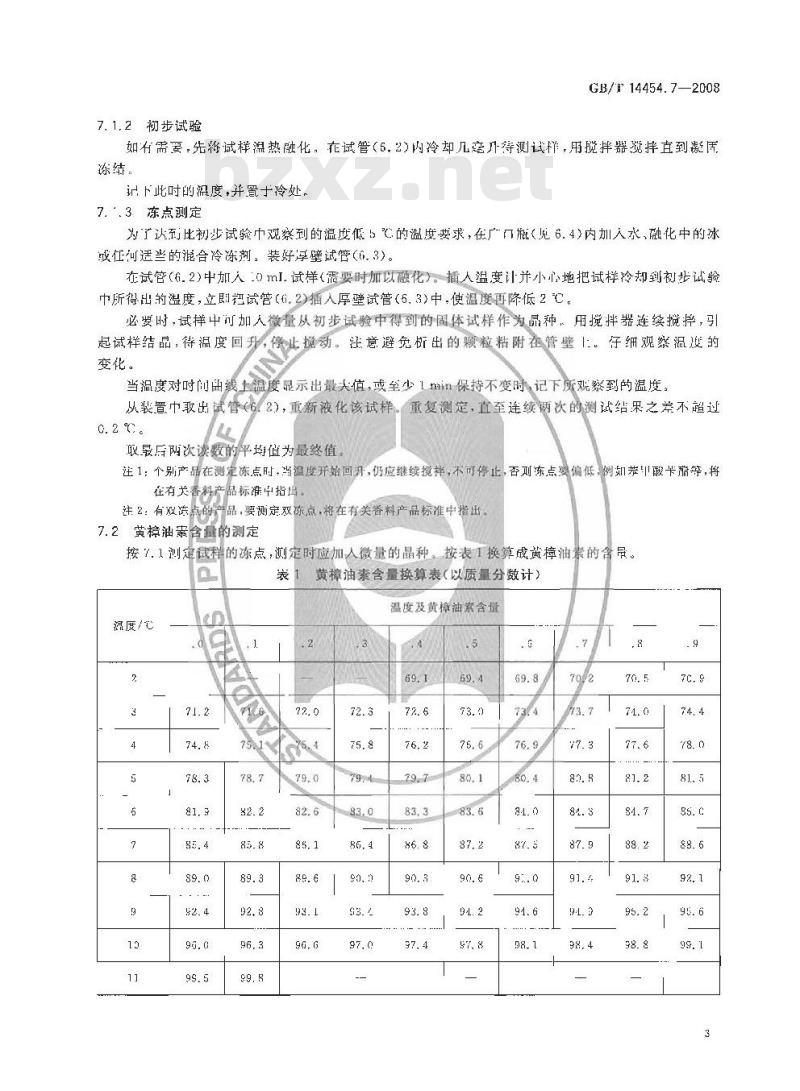 GB/T 14454.7-2008 香料 冻点的测定