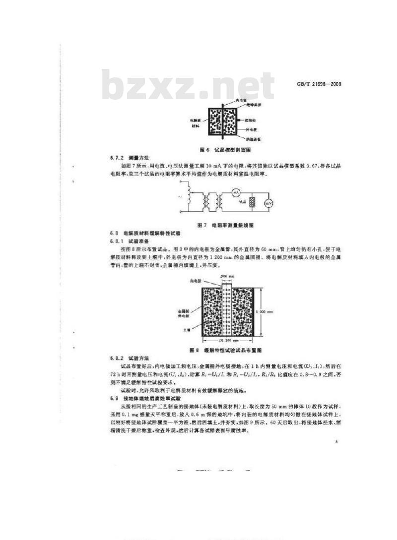GB/T 21698-2008 复合接地体技术条件