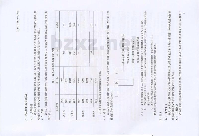 GB/T 14370-2007 预应力筋用锚具、夹具和连接器