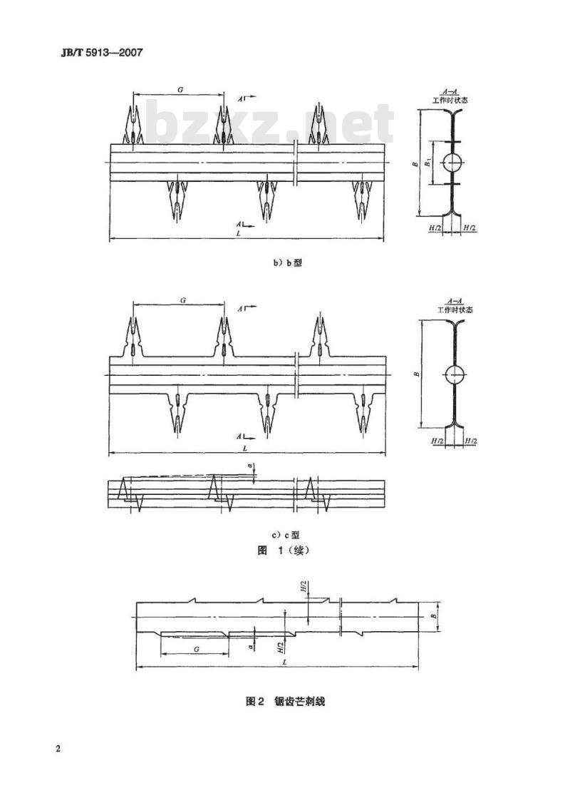 JB/T 5913-2007 电除尘器 阴极线