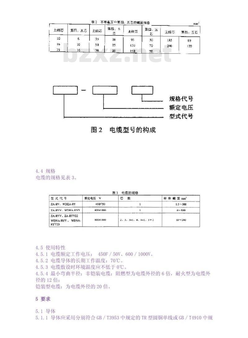 YD/T 1173-2001 通信电源用阻燃耐火软电缆
