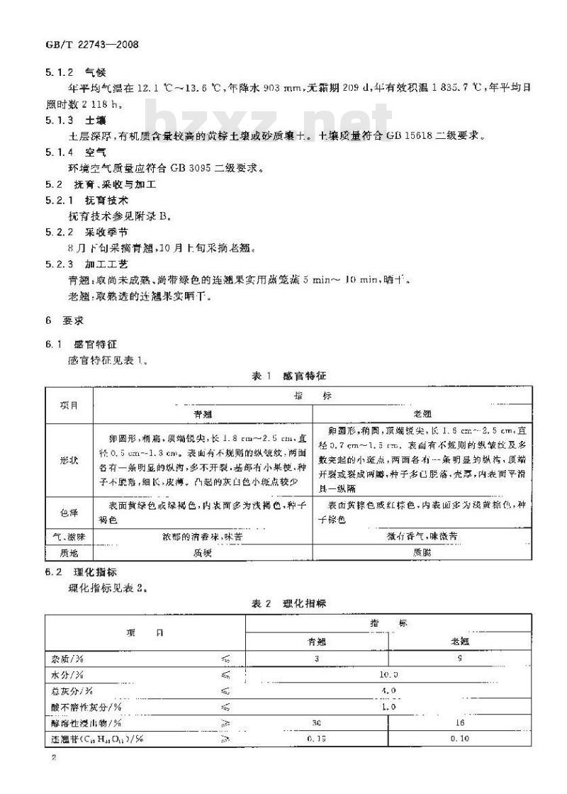 GB/T 22743-2008 地理标志产品 卢氏连翘