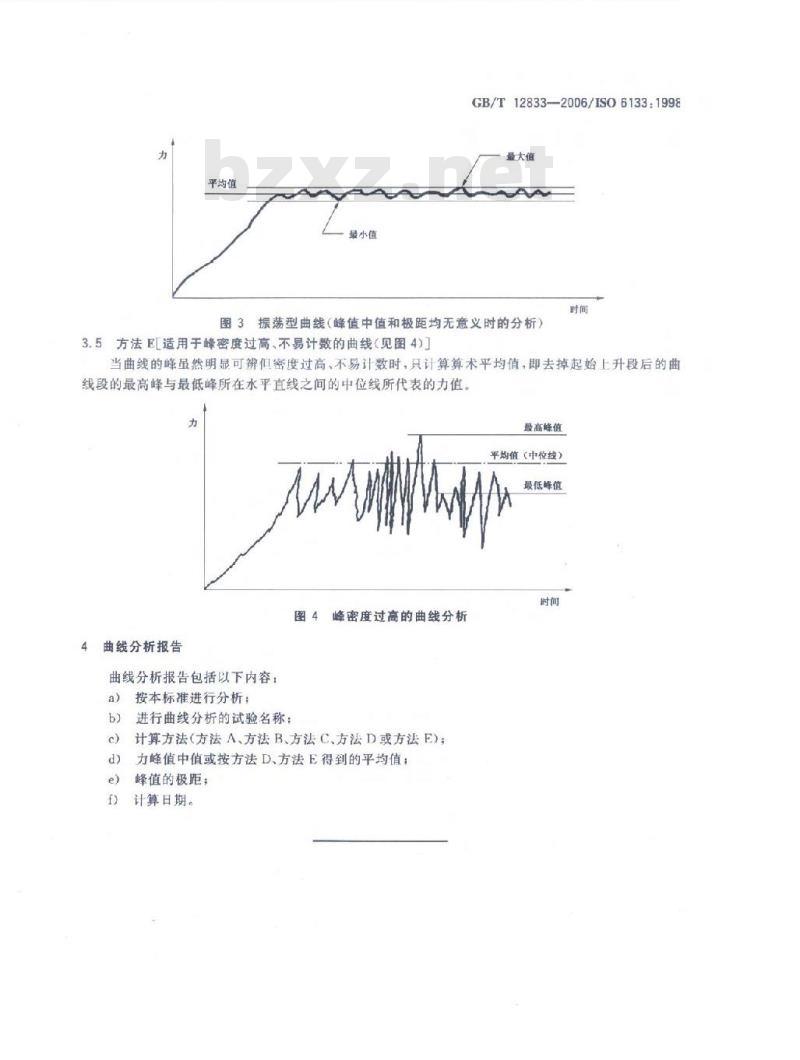 GB/T 12833-2006 橡胶和塑料 撕裂强度和粘合强度 测定中的多峰曲线分析
