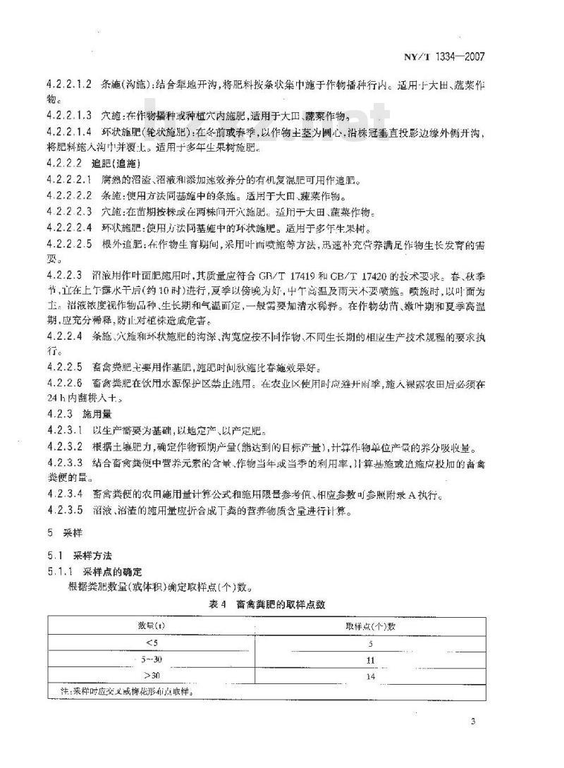 NY/T 1334-2007 畜禽粪便安全使用准则