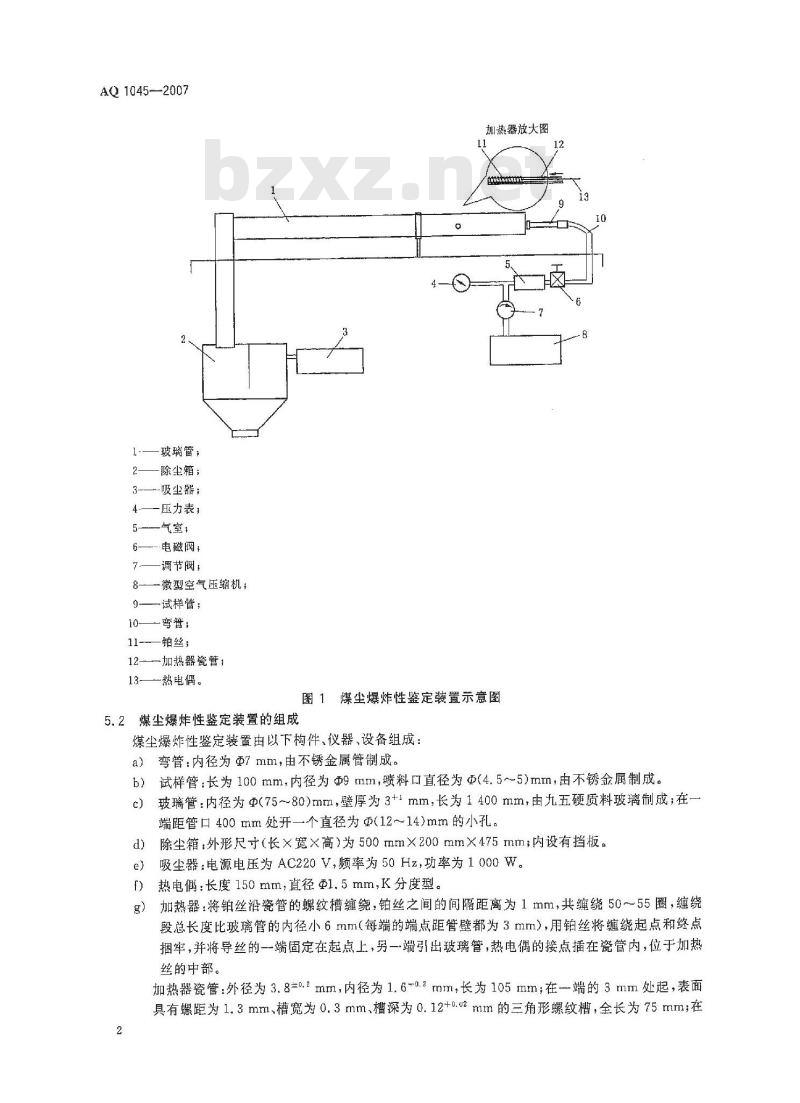 AQ 1045-2007 煤尘爆炸性鉴定规范