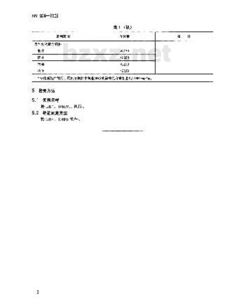 NY 929-2005 饲料中锌的允许量