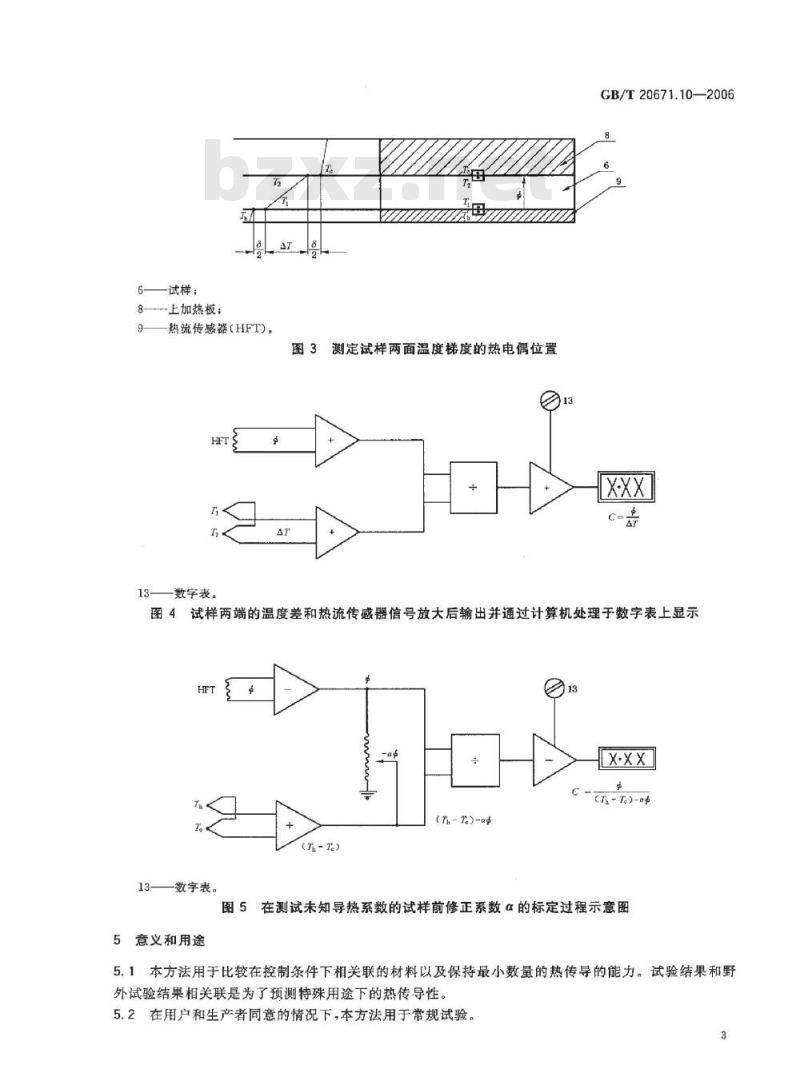 GB/T 20671.10-2006 非金属垫片材料分类体系及试验方法 第10部分:垫片材料导热系数测定方法