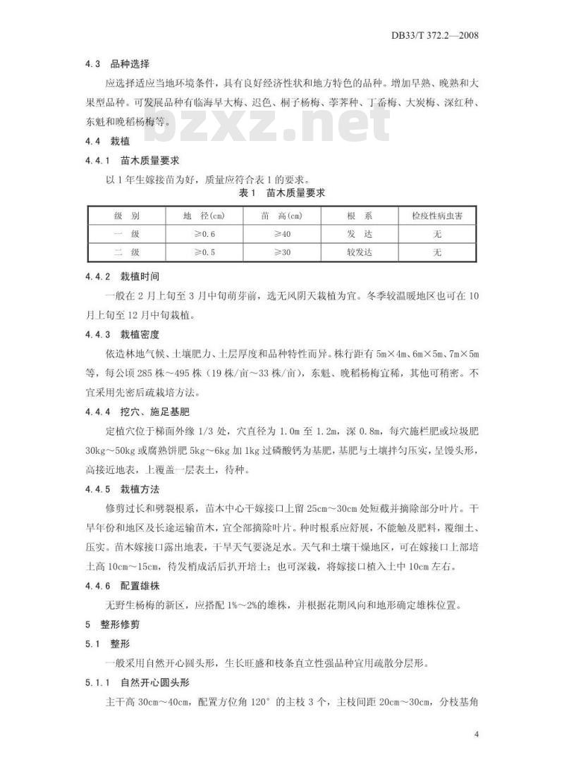 DB33/T 372.2-2008 无公害杨梅 第2部分：生产技术规程
