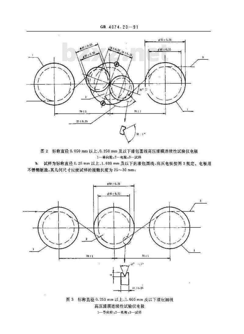 GB/T 4074.20-1991 漆包线试验方法 漆膜连续性试验
