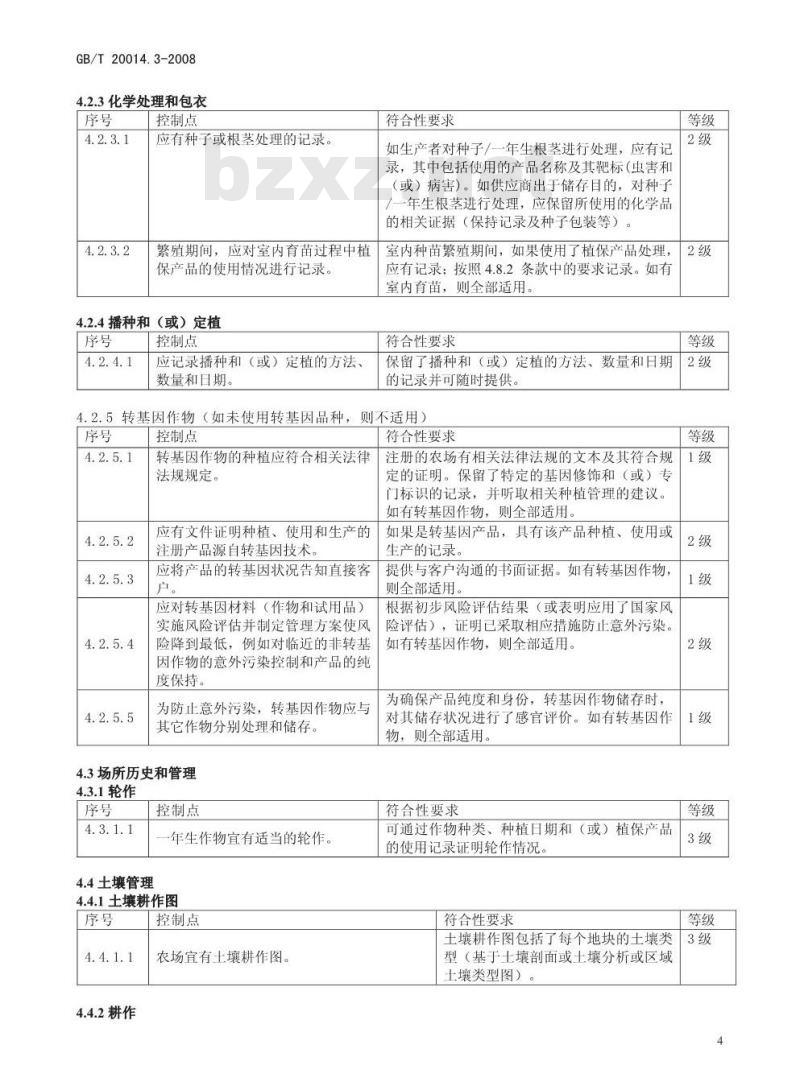 GB/T 20014.3-2008 良好农业规范 第3部分：作物基础控制点与符合性规范