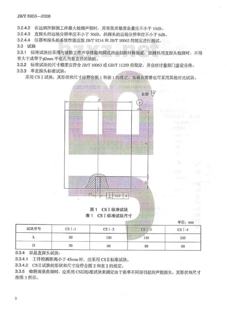 JB/T 6903-2008 阀门锻钢件超声波检查方法