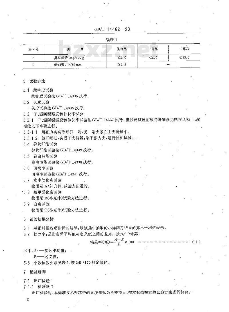 FZ/T 52008-2006 维纶短纤维