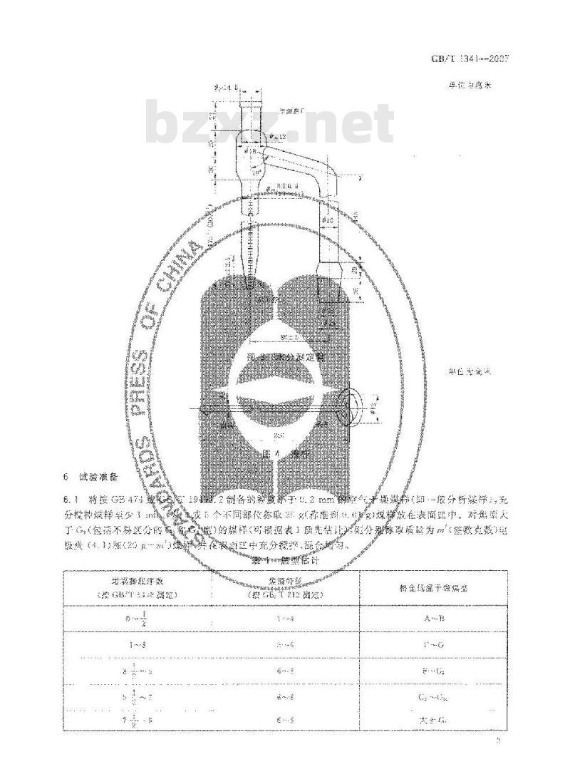 GB/T 1341-2007 煤的格金低温干馏试验方法