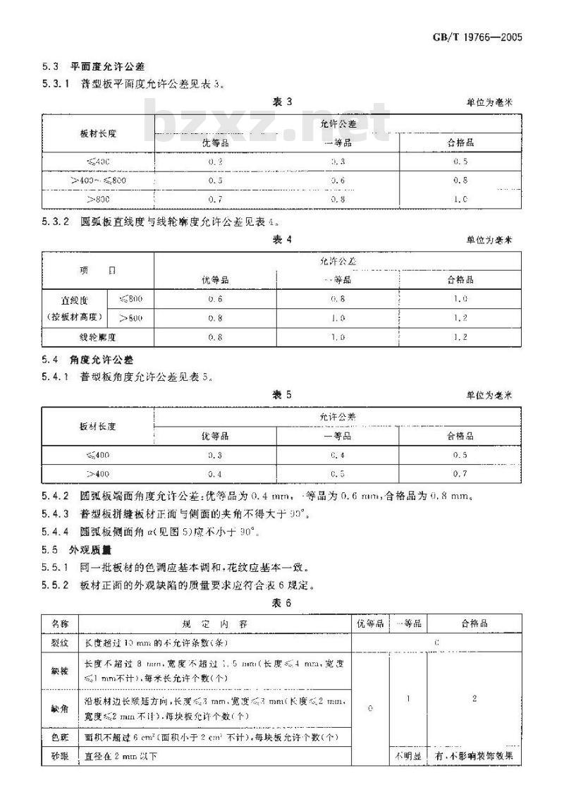 GB/T 19766-2005 天然大理石建筑板材