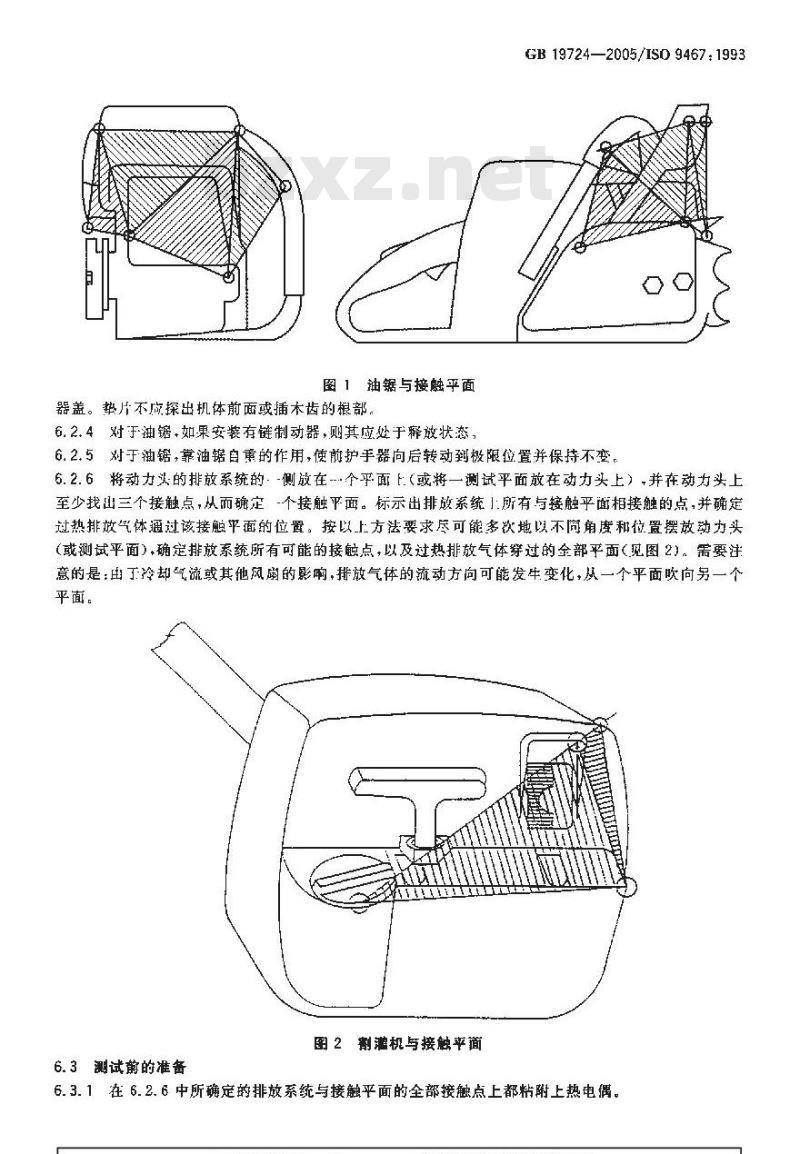 GB 19724-2005 林业机械 便携式油锯和割灌机 易引起火险的排放系统
