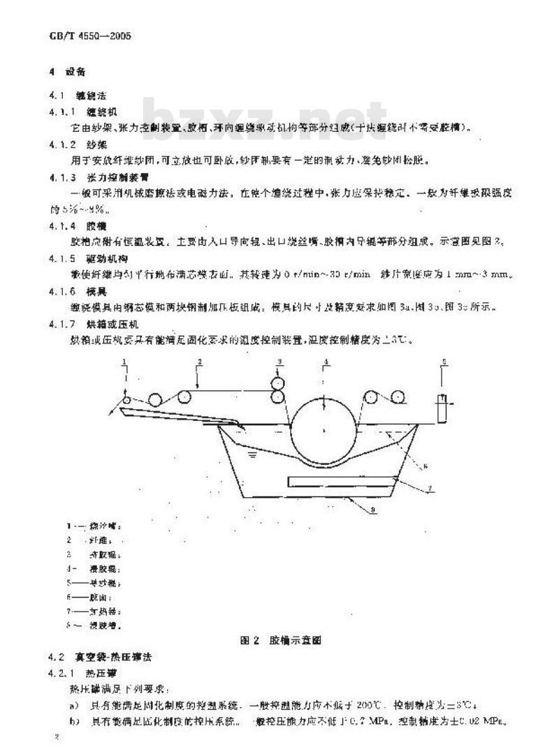 GB/T 4550-2005 试验用单向纤维增强塑料平板的制备