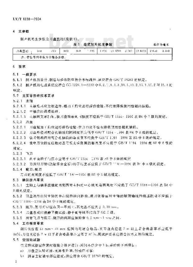 LY/T 1338-2004 盘式削片机