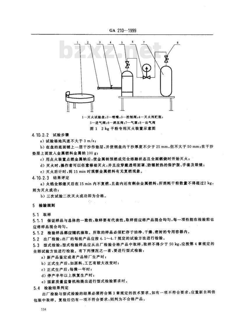 GA 210-1999 氯化钠干粉灭火剂
