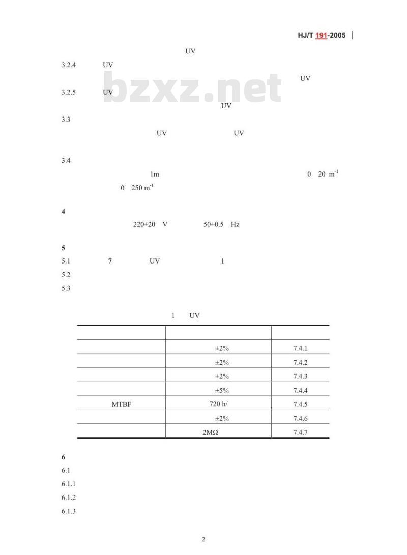 HJ/T 191-2005 紫外(UV)吸收水质自动在线监测仪技术要求
