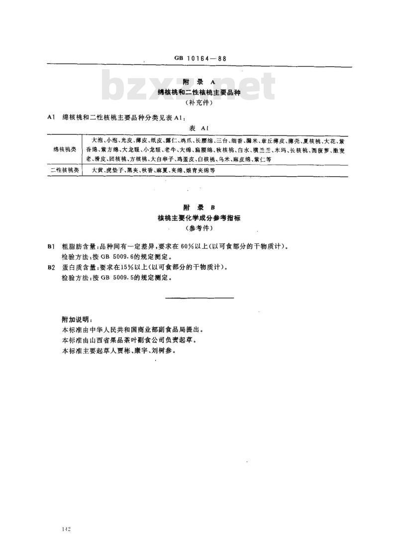 GB 10164-1988 核桃