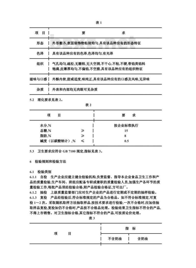 SB/T 10223-1994 油炸类糕点通用技术条件