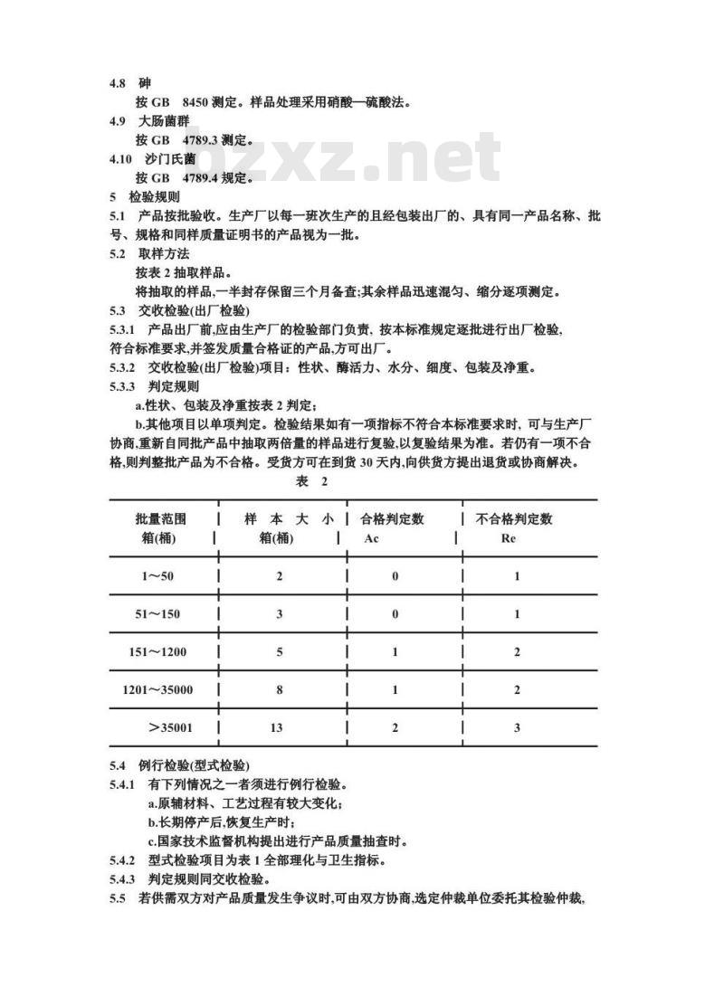 QB 1502-1992 食品添加剂果胶酶制剂
