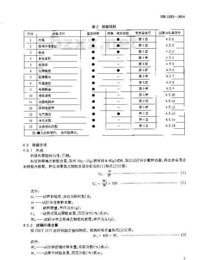 HB 5393-2004 玻璃纤维增强聚酰胺1010塑料规范