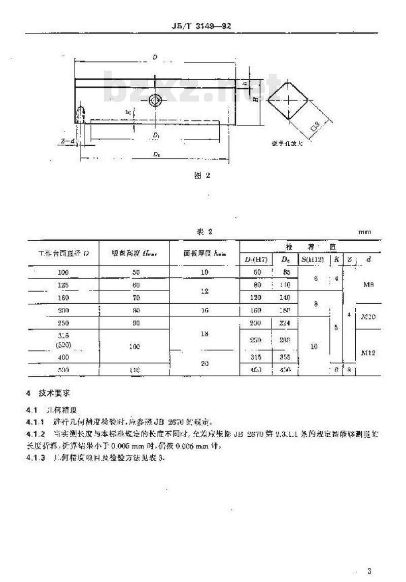 JB/T 3149-1992 永磁吸盘